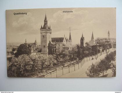 CPA Allemagne   Quedlinburg  Wallstrasse