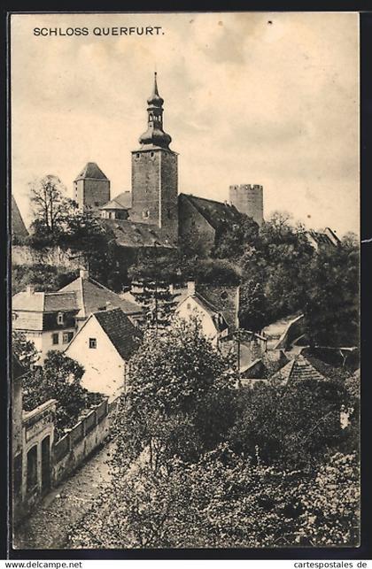 AK Querfurt, Blick auf Schloss Querfurt