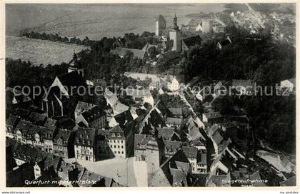 Querfurt Sachsen-Anhalt Fliegeraufnahme mit Marktplatz