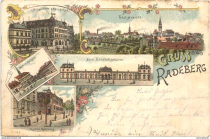 Gruss aus Radeberg - Litho