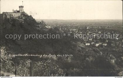 Loessnitz Radebeul Berggasthaus Friedensburg die Perle der Loessnitz