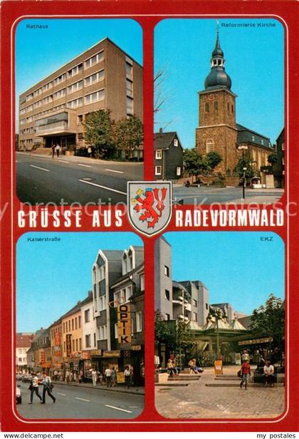 Radevormwald Rathaus Kirche Kaiserstrasse EKZ Innenstadt