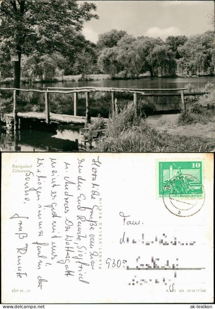 Ansichtskarte Rangsdorf Zülowsee - Brücke Fotokarte 1975
