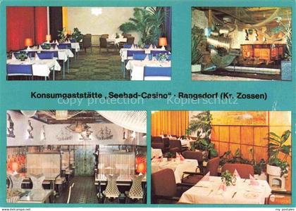 Rangsdorf Konsumgaststaette Seebad-Casino Gastraeume