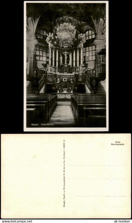 Ansichtskarte Rastatt Rastatt Schloßkirche Innenaufnahme 1910