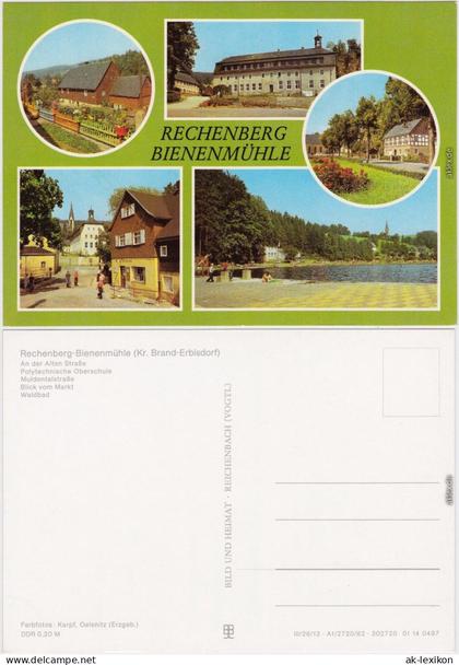 Rechenberg Bienenmühle An der Alten Straße, Polytechnische Oberschule,  1982