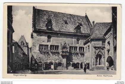 Regensburg, Altes Rathaus old postcard travelled 1943 Regensburg Pmk b180122