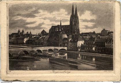 Regensburg - Radierung