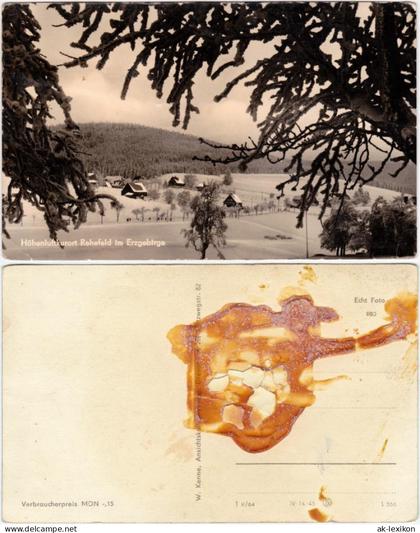 Ansichtskarte Rehefeld-Altenberg (Erzgebirge) Panorama 1964