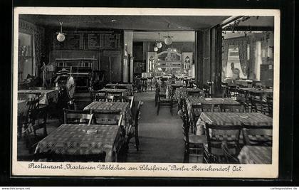 AK Berlin-Reinickendorf, Restaurant Kastanien Wäldchen am Schäfersee, Residenzstrasse 109