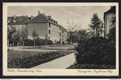 AK Berlin-Reinickendorf, Rosengarten-Engelmann Weg