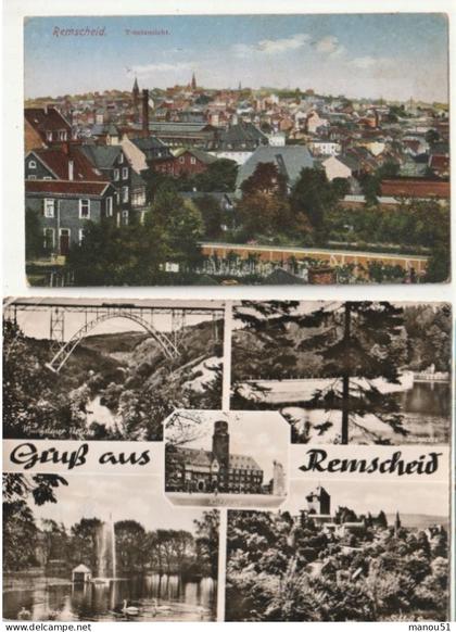 ALLEMAGNE - Rhénanie du Nord-Westphalie - REMSCHEID - 2 CP