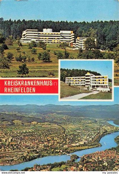 Rheinfelden Baden BW Kreiskrankenhaus Rheinfelden Fliegeraufnahme