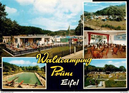 Pruem Eifel Waldcamping Pruem Panorama Restaurant Schwimmbad Minigolfanlage