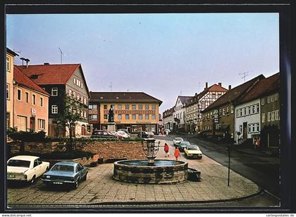 AK Tann / Rhön, Partie am Marktplatz