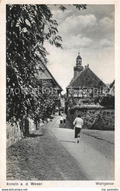 Rinteln Weser Niedersachsen Wallgasse