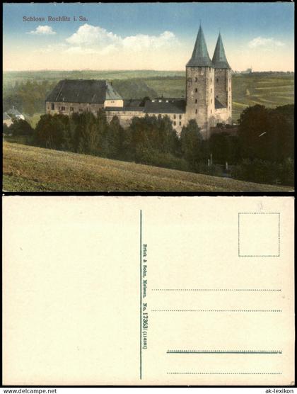 Ansichtskarte Rochlitz Schloss Rochlitz Sachsen (Castle Building) 1920