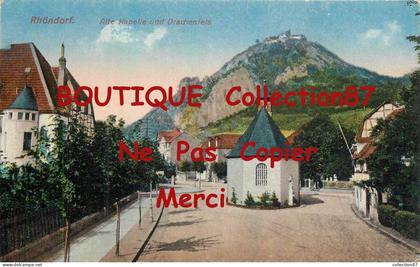 ALLEMAGNE < RHÖNDORF > Alte Kapelle und Drachenfels