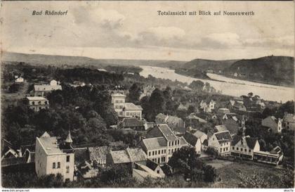 CPA AK BAD RHONDORF Totalansicht mit nonnewerth GERMANY (294984)