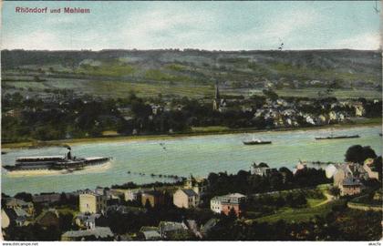 CPA AK RHONDORF und MEHLEM GERMANY (294986)