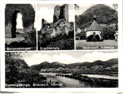 CPSM Rolandsbogen Drachentcls Rhondort Kapelle Siebengebirge rhondort honnet