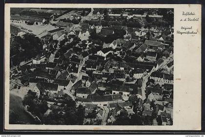 AK Rossleben a. d. Unstrut, Totalansicht, Fliegeraufnahme