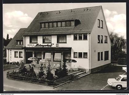AK Rotenburg / Wümme, Hotel Bürgerhof, Bes. F. E. Rudolph