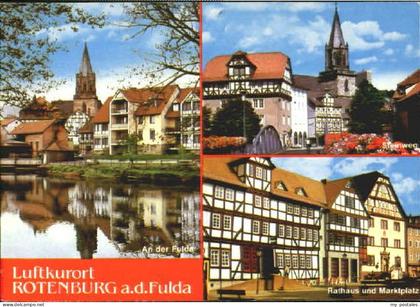 Rotenburg Wuemme Rotenburg Rathaus Marktplatz Fulda x 1985