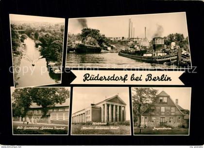 Ruedersdorf Berlin HO Gaststaette Goldene Traube Klubhaus Martin Andersen Jugend