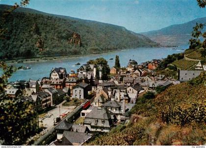 Assmannshausen Rhein Panorama mit Jugoslawien Express