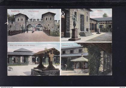 Dt. Reich Kunst PK Saalburg Kastell 4 Ansichten