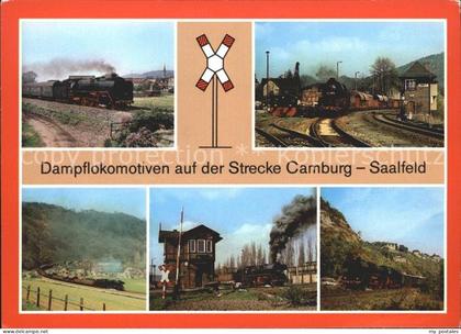 Saalfeld Saale Dampflokomotiven Strecke Camburg- Saalfeld