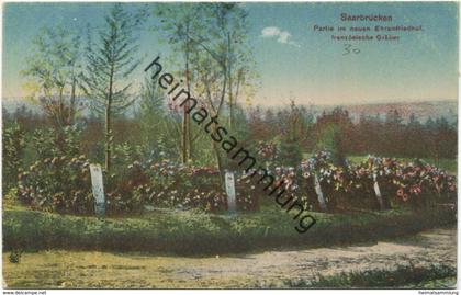 Saarbrücken - Ehrenfriedhof - Französische Gräber - Verlag V. Rithausen Saarbrücken