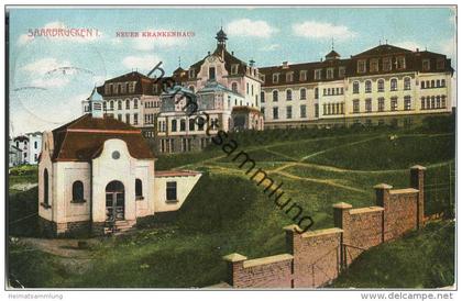 Saarbrücken - Neues Krankenhaus - Verlag Br. Goerz Beuerle Saarbrücken