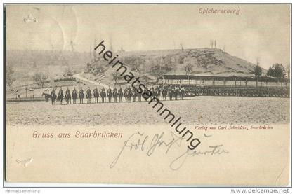 Saarbrücken - Spichererberg - Militär - Verlag Carl Schmidtke Saarbrücken