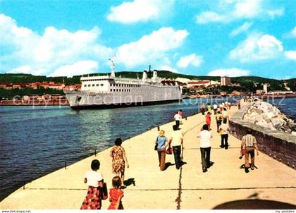 Sassnitz Ostseebad Ruegen Eisenbahnfaehrschiff Ruegen