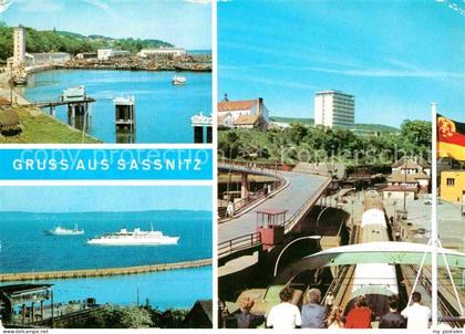 Sassnitz Ostseebad Ruegen Fischerreihafen Personenschiff Sassnitz