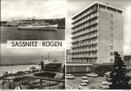Sassnitz Ostseebad Ruegen Hafen Faehrbahnhof Ruegen-Hotel