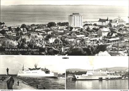 Sassnitz Ostseebad Ruegen Schwedenfaehrschiff Skane Faehrschiff Sassnitz Hafen