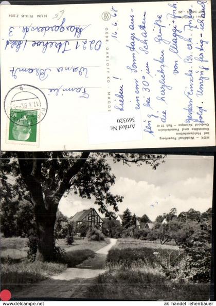 369320,Haldensleben Waldhof Papenberg Gaststätte Wegpartie