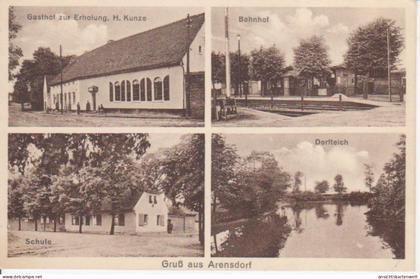 Ahrensdorf Gasthof zur Erholung Bahnhof ngl #91.784