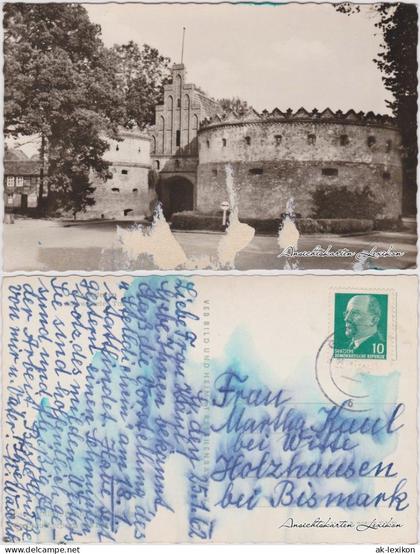 Ansichtskarte Gardelegen Salzwedeler Tor 1960