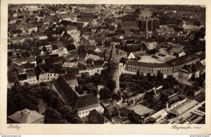 CPA Zörbig in Anhalt, Fliegeraufnahme