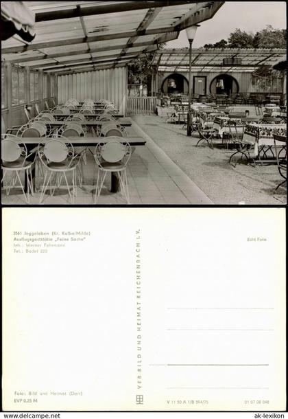Jeggeleben-Kalbe (Milde) Ausflugsgaststätte Feine Sache Inh. W. Fehrmann 1975