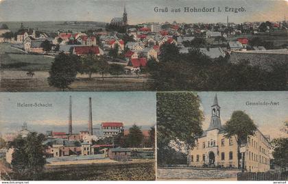 AK Hohndorf Erzg. Helene - Schacht 1927
