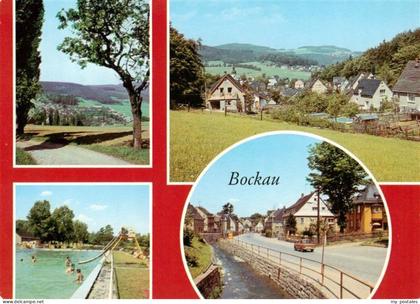 Bockau Erzgebirgskreis Teilansichten Freibad Karl Marx Strasse