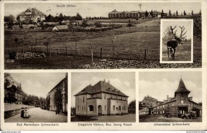 CPA Bad Marienborn Schmeckwitz Räckelwitz Oberlausitz, Gestüt Höflein, Bad Marienborn, Erbgericht,