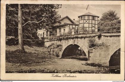 CPA Bieberstein Reinsberg in Sachsen, Zollhaus Bieberstein, Brücke, Natur, Gasthof