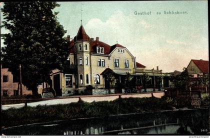 CPA Dresden Langebrück Schönborn, Gasthof zu Schönborn