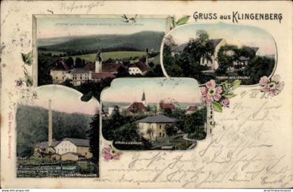 CPA Klingenberg im Erzgebirge Sachsen, Ortsansichten